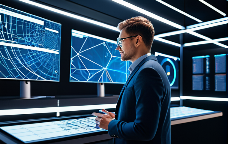 A professional logistics manager, fully clothed in a modest business suit, stands confidently in a high-tech global operations center. In the background, a large interactive screen displays a dynamic global supply chain map, subtly incorporating elements like shipping routes, warehouses, and urban last-mile delivery points. The scene conveys complexity, strategic planning, and resilience. Perfect anatomy, correct proportions, natural pose, well-formed hands, proper finger count, natural body proportions. Professional photography, high quality, safe for work, appropriate content, appropriate attire, professional dress.